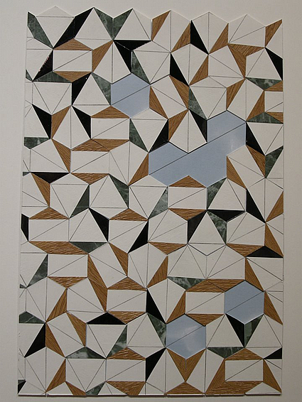 Gallery image: Kaleidoscope | 2009 | paper, pencil, ink, vinyl | 15 x 21 cm