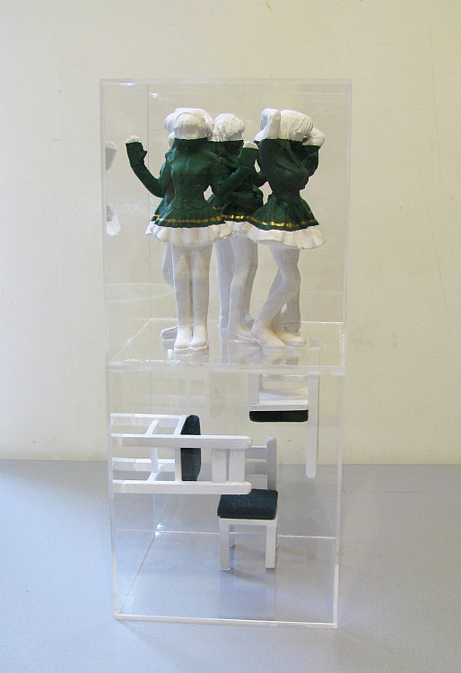 Gallery image: Women +1 series (Are there any seats for me!? V.) | 2012 | mix media | 30 x 11 x 11
