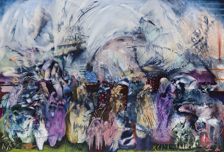 Gallery image: The Healers | 2020 | Oil on Linen | 208 x 305 cm