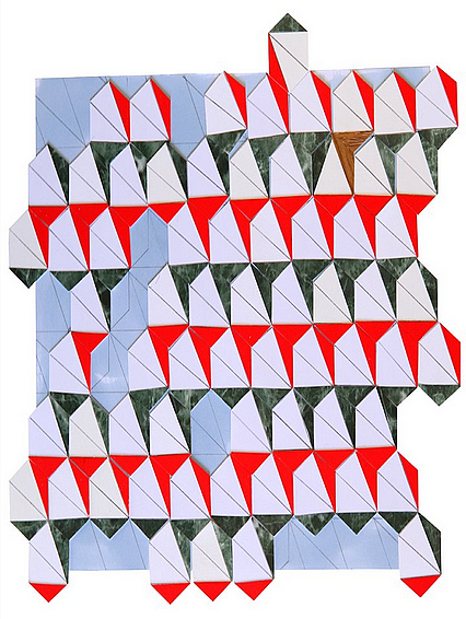 Gallery image: Kites | 2009 | paper, ink, pencil, vinyl | 15 x 21 cm
