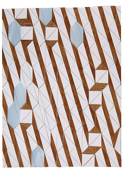 Gallery image: Missing Steps | 2009 | paper, ink, pencil, vinyl | 15 x 21 cm