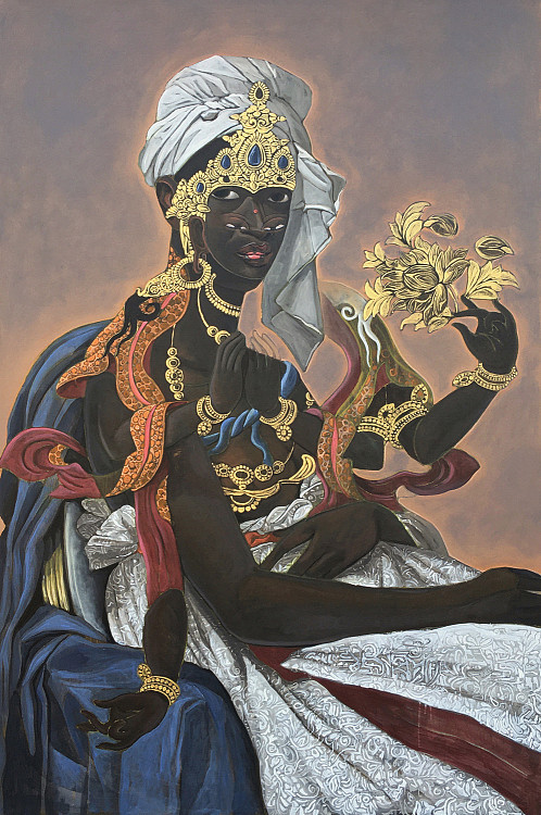 Gallery image: Kali (Revise of “portrait of Negress”) | 2020 | acrylic on canvas 180 x 120 cm