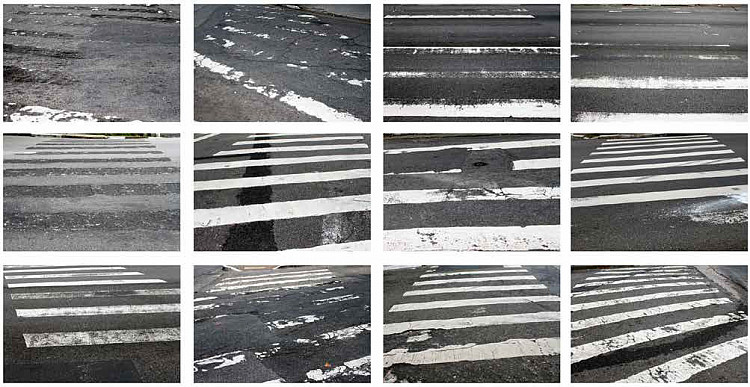 Gallery image: Faixas (Crosswalks) | 2011 | photography | 53 x 80 cm (each)