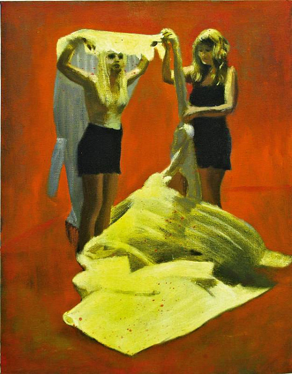 Gallery image: The meat and the bone V | 2012 | oil on canvas | 45 x 35 cm
