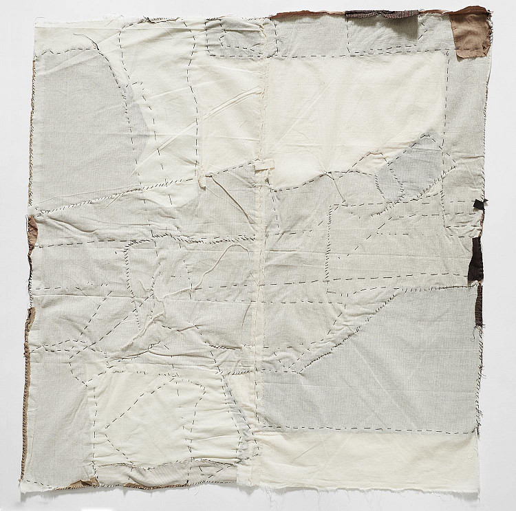 Gallery image: Rituals (From Inherited Landscapes) / Serie | 2016 | Hand sewed fabric | 100 x 100 cm