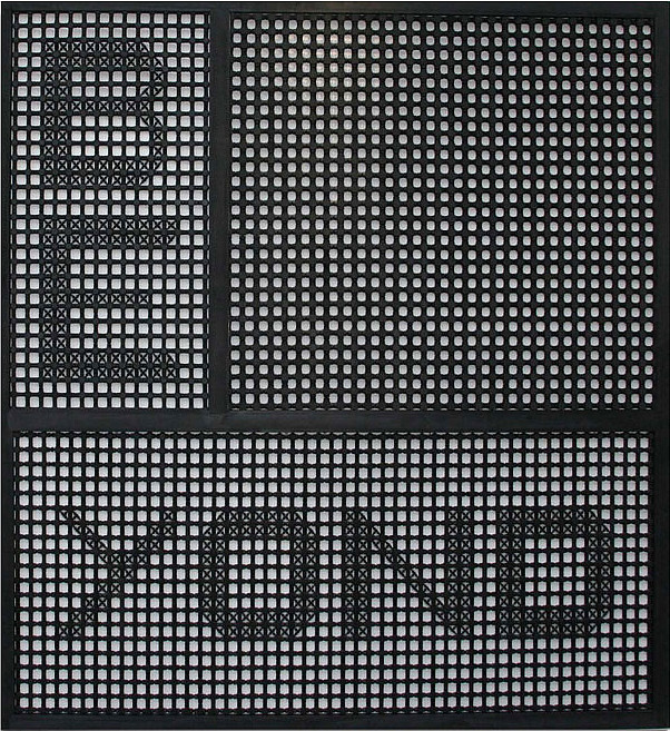 Gallery image: Beyond | 2009 | wood, black ink | 200 x 200 cm