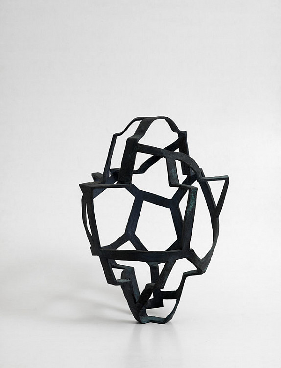 Gallery image: Structure | 2010 | bronze, black patina | 55 x 41 cm